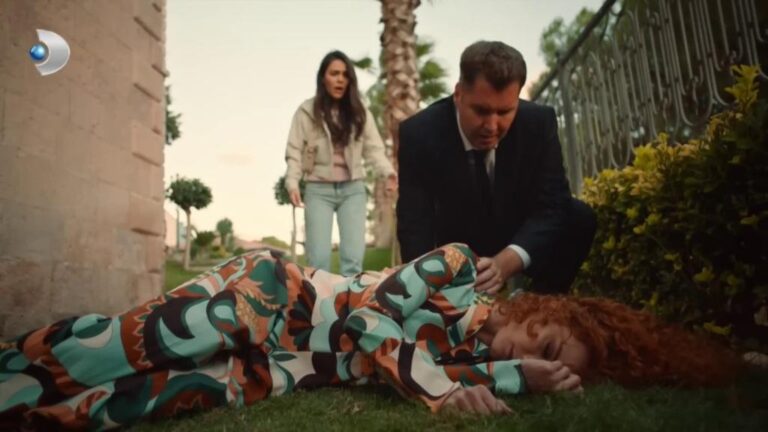 Trzy siostry odcinek 79: Mine rzuca się z balkonu! Powierza swoją córkę Turkan!