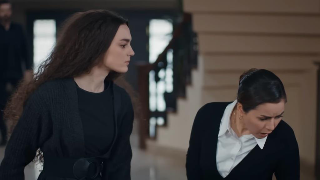 Nana policzkuje Aynur.