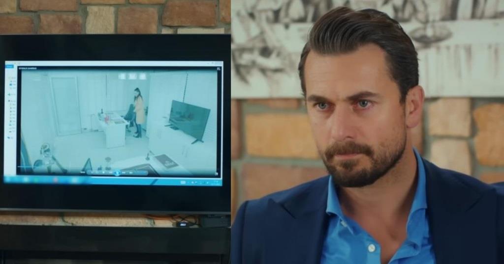 Kadr z 68. odcinka serialu "Miłość i nadzieja". Kuzey odkrywa, że to Handan wrobiła Elif w kradzież.