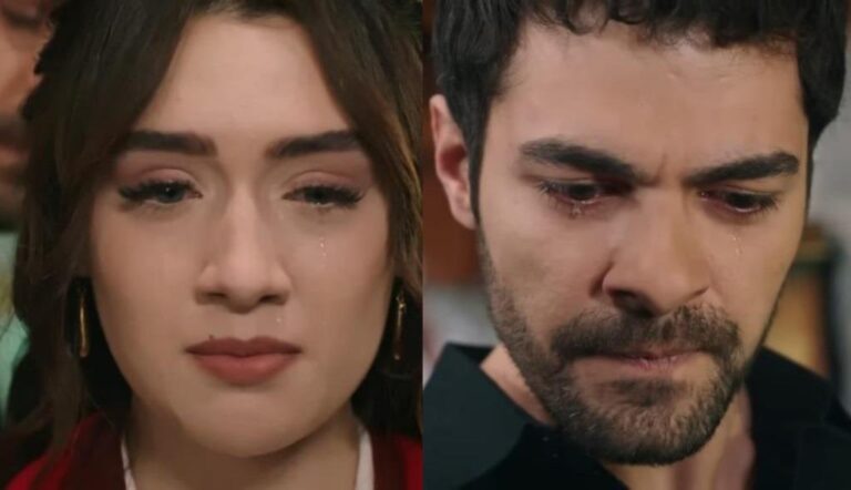 Kadr z 114. odcinka. Zeynep przekazuje Halilowi swoją decyzję o wyprowadzce z farmy.