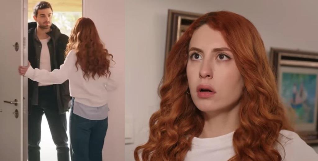 Kadr z 95. odcinka. Yusuf zaskakuje Sunę niezapowiedzianą wizytą.