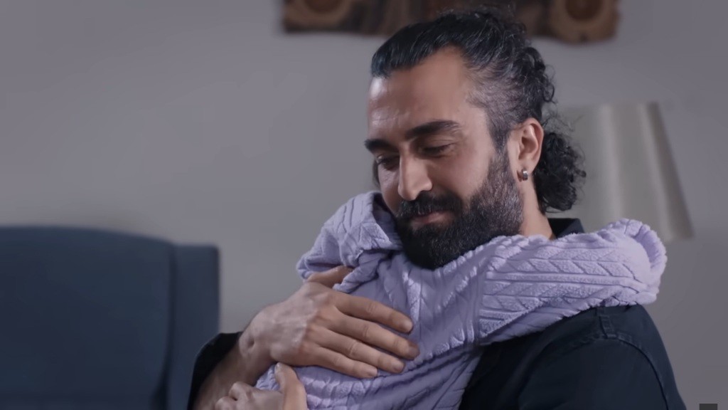 Doga przytula się do Ferita.