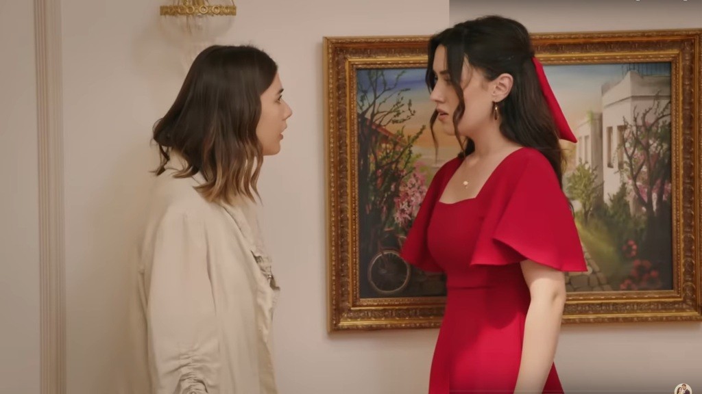 Spotkanie Selmy i Zeynep na korytarzu.