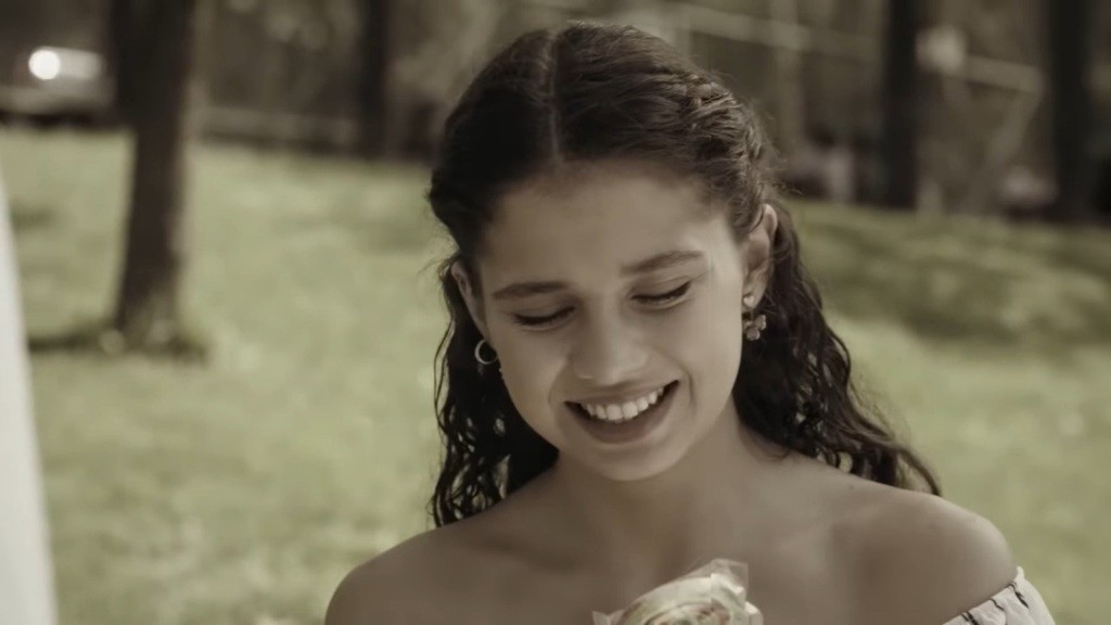 Czarno białe zdjęcie Melodi.