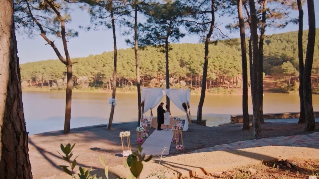 Widok na miejsce, które Kuzey przygotował na zaręczyny.