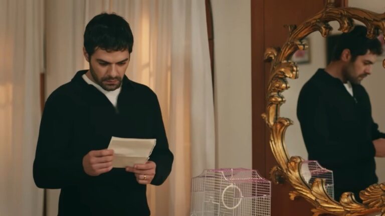 Halil zapoznaje się z wyrwanymi stronami z pamiętnika Zeynep.