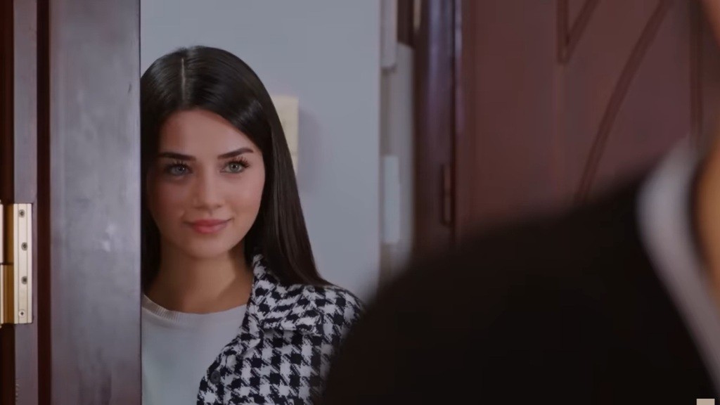 Bahar uśmiecha się przebiegle, przysłuchując się rozmowie swojej matki i Naciye.