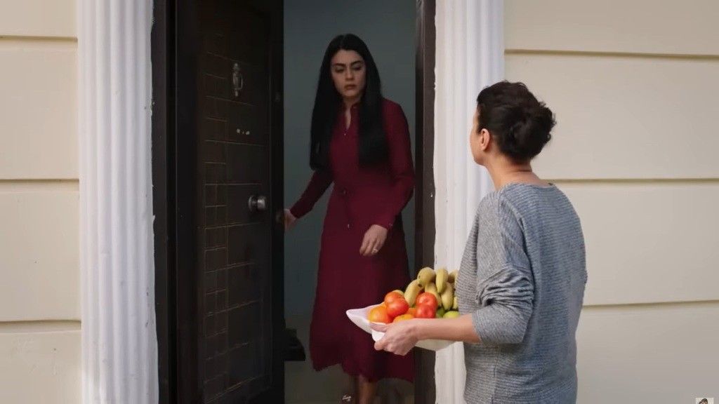 Fadime przynosi Hancer owoce.